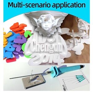 Hot Melt Pen 10cm Electric Foam Cutter Styrofoam Knife 24W Engraving Pen